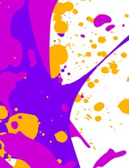 Fototapeta premium vector illustration of a colorful splashes