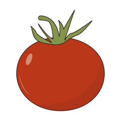 Happy Thanksgiving Day Cartoon Element. Vector Illustration on White Background.