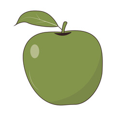 Happy Thanksgiving Day Cartoon Element. Vector Illustration on White Background.