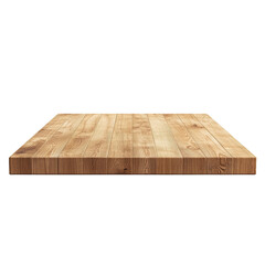 wooden table platform viewed from angle, showcasing natural texture and grain, perfect for various uses, isolated on transparent background