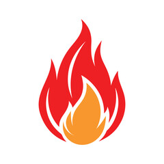 Fire vector icons vector icon