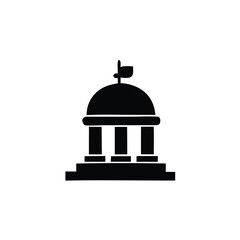 black bell isolated on white