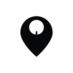 location black icon silhouette vectors icons