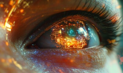 Cybernetic Eye: A Glimpse into the Digital Frontier
