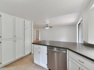 Modern residential kitchen interior