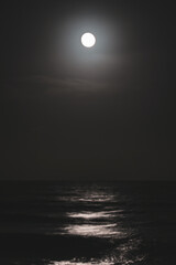 moon over the sea