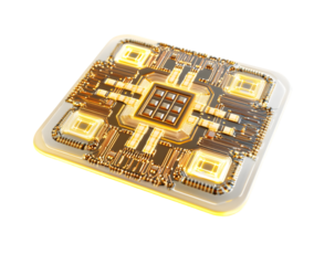 Electronic chip computer technology component