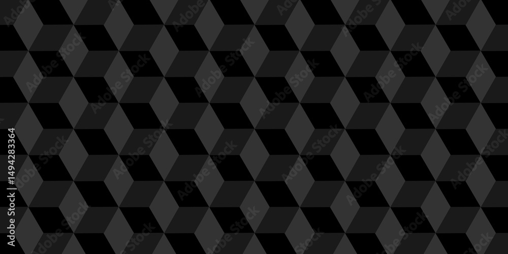 Fototapete geometric pattern grid backdrop triangle background. abstract cube geometric tile and mosaic wall or