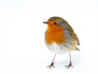 robin isolated on white