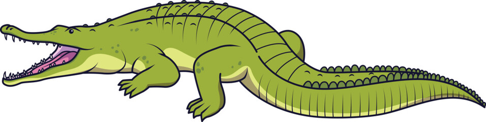 Crocodile Vector Illustration