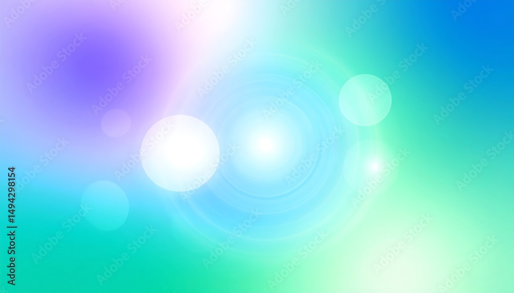 Poster abstract colorful background with lens flare.