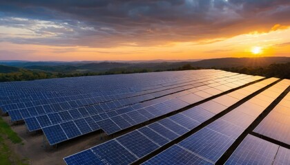 Golden Hour Solar Farm: Harnessing the Sun's Energy