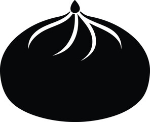 Dumpling Logo Sign Vector