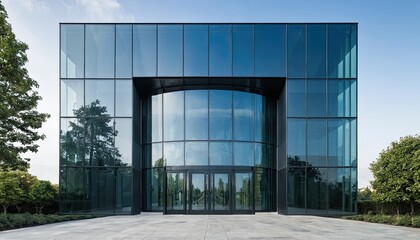 Modern Glass Building Architecture Design