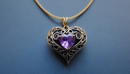 Amethyst Heart Pendant Necklace: A Stunning Piece of Jewelry