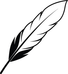 Fototapeta premium vector illustration of feather