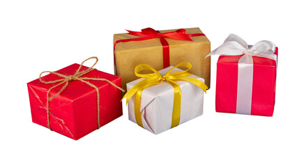 bunch of party gift boxes