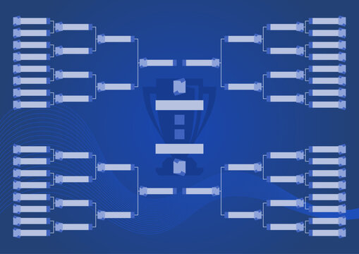 Tournament Bracket with 32 Team and 4 Pool for Championship Event