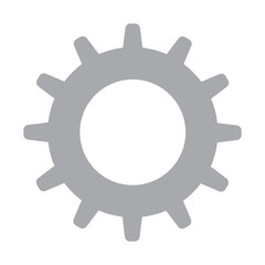 Settings Vector Flat Icon Design