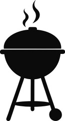 barbecue grill isolated on white