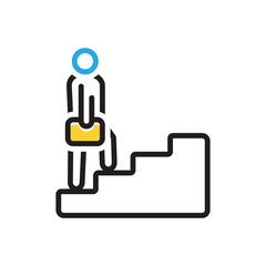 Multi color icon for step