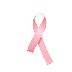 Pink ribbon breast cancer awareness symbol support hope,
