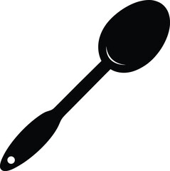 spoon on white background