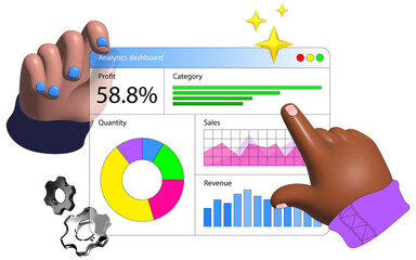 Analytics dashboard and data visualization