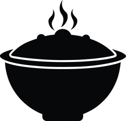 vector illustration of a pot