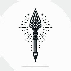 spear vector  illustration