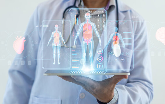 Health system for internal organ care, medical services for disease detection and treatment, checkup for heart, kidney, lung, brain and cancer, hospital and health insurance, doctor consultation