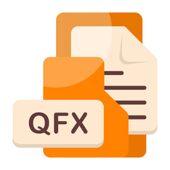Obraz premium QFXFormat Icon