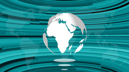 Abstract globe graphic representing global connectivity with lines background design suitable for business technology and communication related concepts