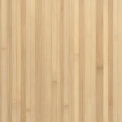 Fototapeta premium **This Bamboo Wood Texture Features A Smooth, Light Surface With Fine Vertical Grain Lines Running Consistently Across The Image. Captured From A Flat Top-Down Angle, It Offers High Clarity, Perfect F