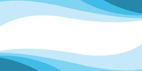 Blue Wave Simple Natural Design Background