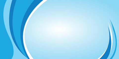 Obraz premium Simple Design Blue Abstract Background