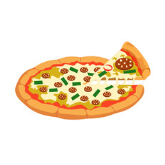 Pizza Illustration Icon