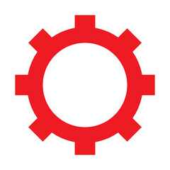 Setting Vector Flat Icon Design