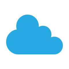 Cloud Vector Flat Icon Design