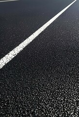 Fototapeta premium 濡れたアスファルトの道路