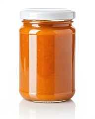 Delicious Homemade Orange Marmalade in a Glass Jar