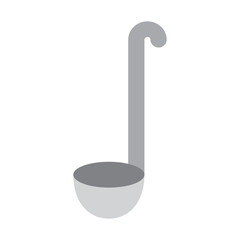 Soup Ladle Vector Flat Icon Design