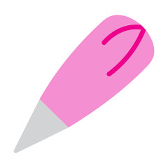 Piping Bag Vector Flat Icon Design