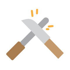 Knife Sharpner Vector Flat Icon Design