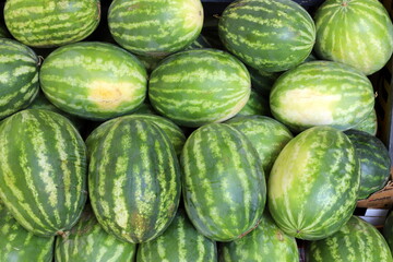 Vegetables and fruits are sold at a bazaar in Tel Aviv.