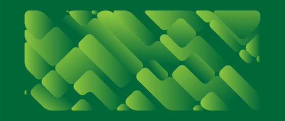 Abstract green geometric background design