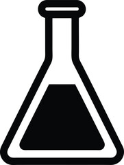 beaker lab icon vector illustration