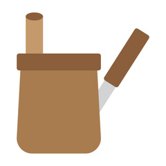 Mexican Coffee Vector Flat Icon Design