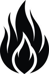 fire flame icon vector illustration