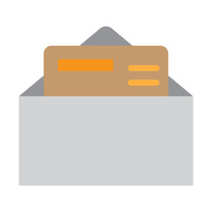 Charity Newsletter Vector Flat Icon Design